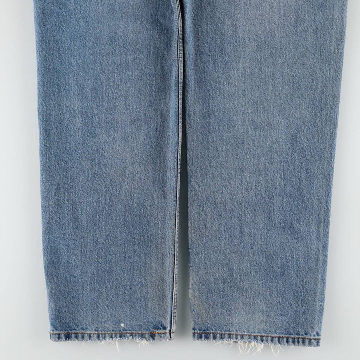 Levi's 550 tapered denim pants for men, size w36 cotton blue type Vintage Second Hand