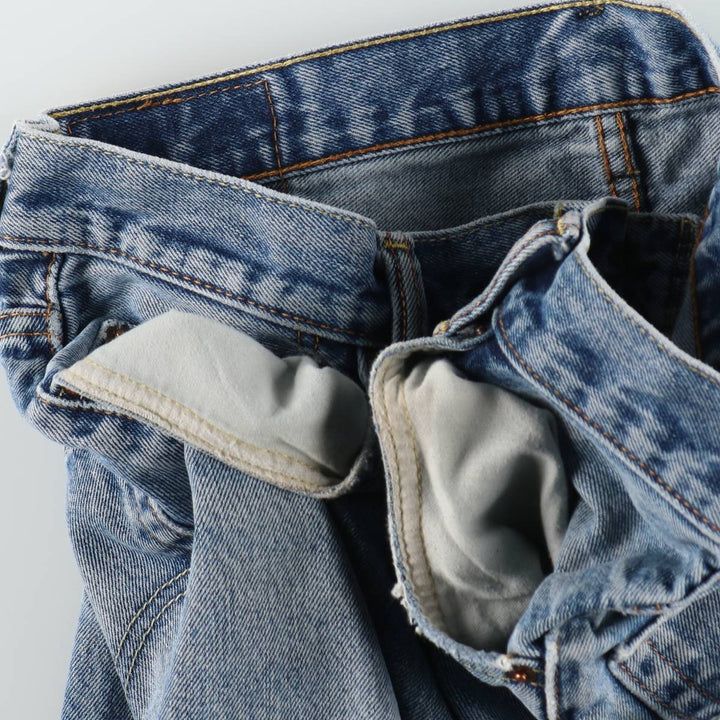 Levi's 550 tapered denim pants for men, size w36 cotton blue type Vintage Second Hand