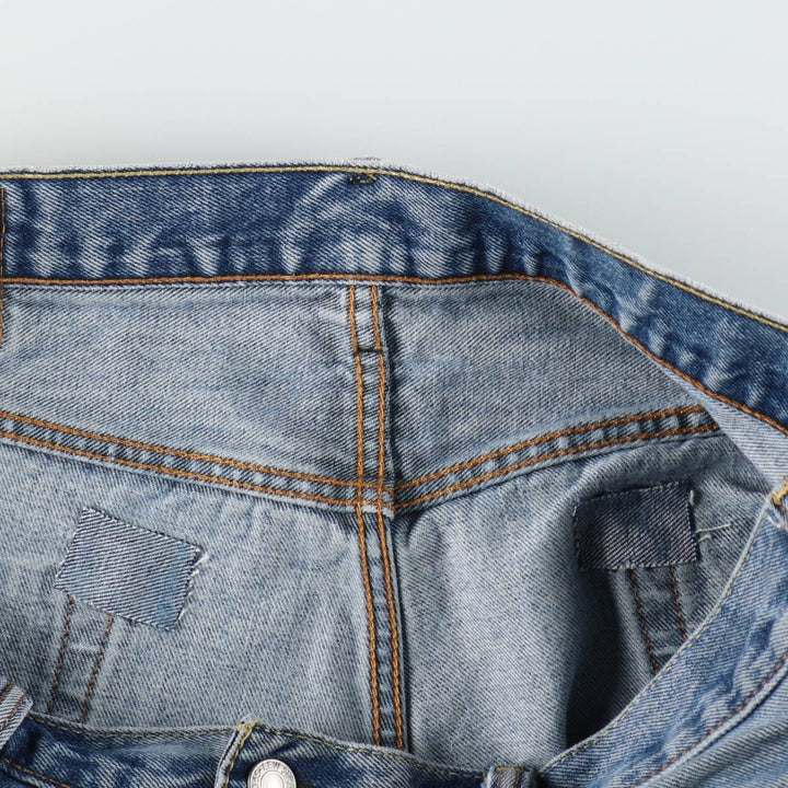 Levi's 550 tapered denim pants for men, size w36 cotton blue type Vintage Second Hand