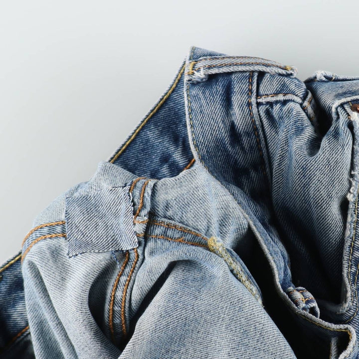 Levi's 550 tapered denim pants for men, size w36 cotton blue type Vintage Second Hand