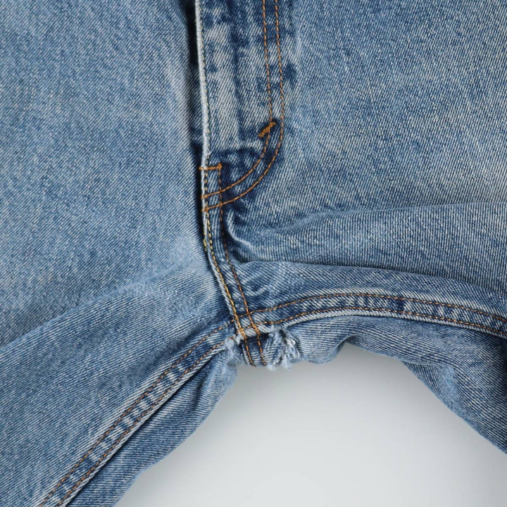 Levi's 550 tapered denim pants for men, size w36 cotton blue type Vintage Second Hand
