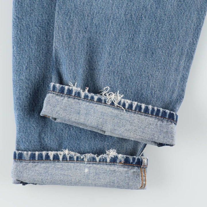 Levi's 550 tapered denim pants for men, size w36 cotton blue type Vintage Second Hand