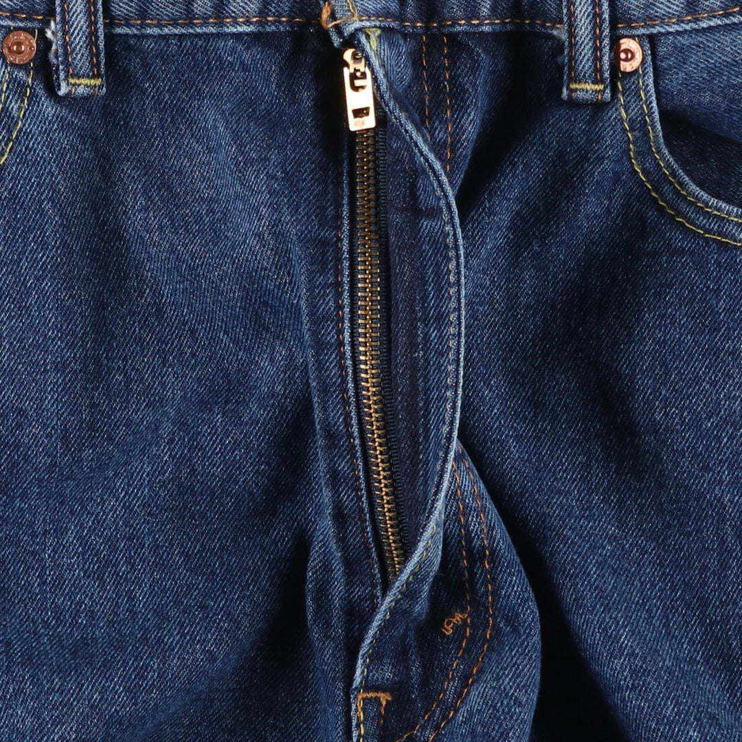 Levi's 550 tapered denim pants for men, size w37 cotton navy blue type Vintage Second Hand
