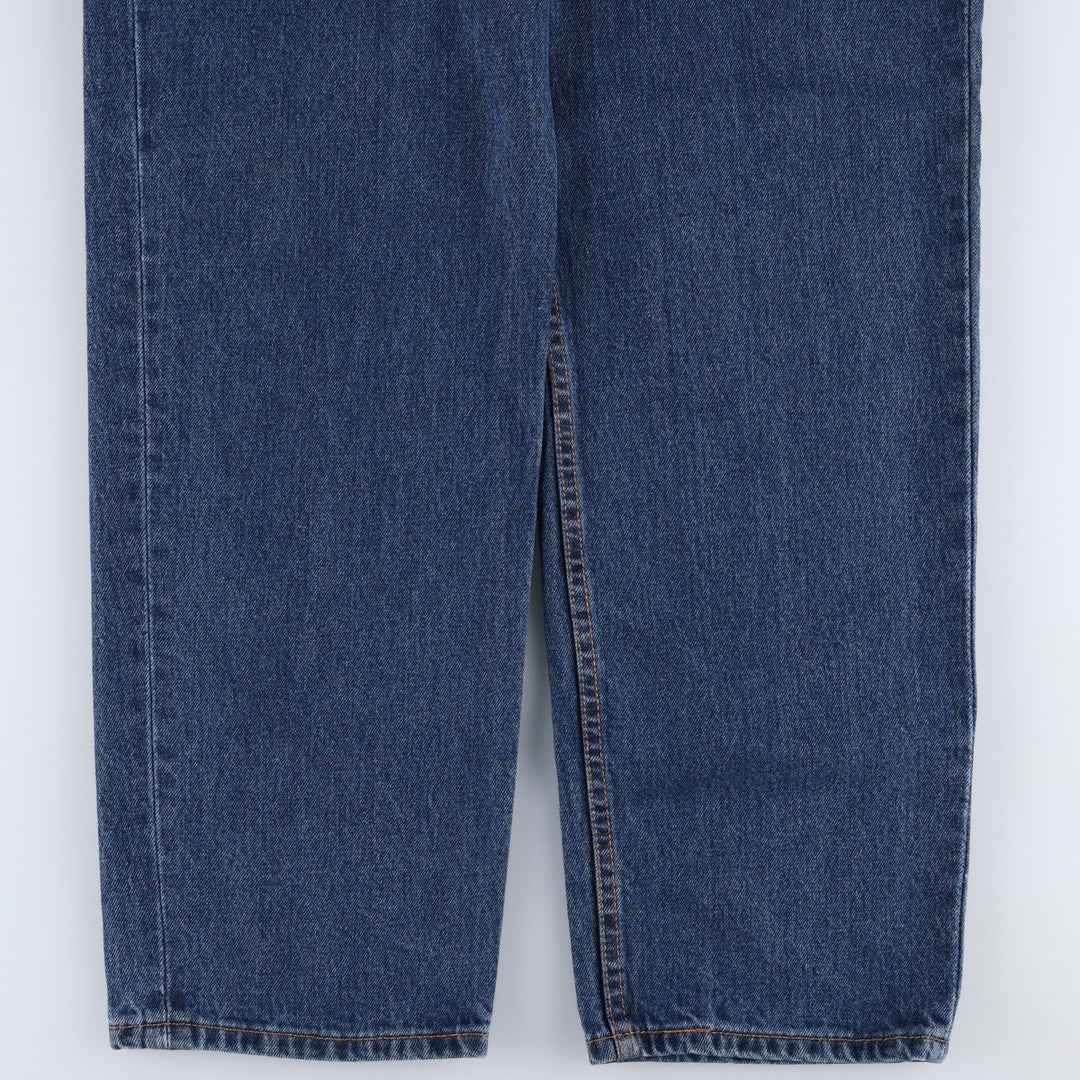 Levi's 550 tapered denim pants for men, size w37 cotton navy blue type Vintage Second Hand