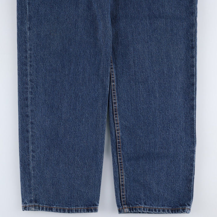 Levi's 550 tapered denim pants for men, size w37 cotton navy blue type Vintage Second Hand