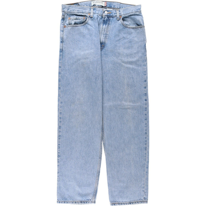 Levi's 550 Relaxed Fit Tapered Denim Pants for Men, W33 cotton Blue type light blue Vintage Second Hand