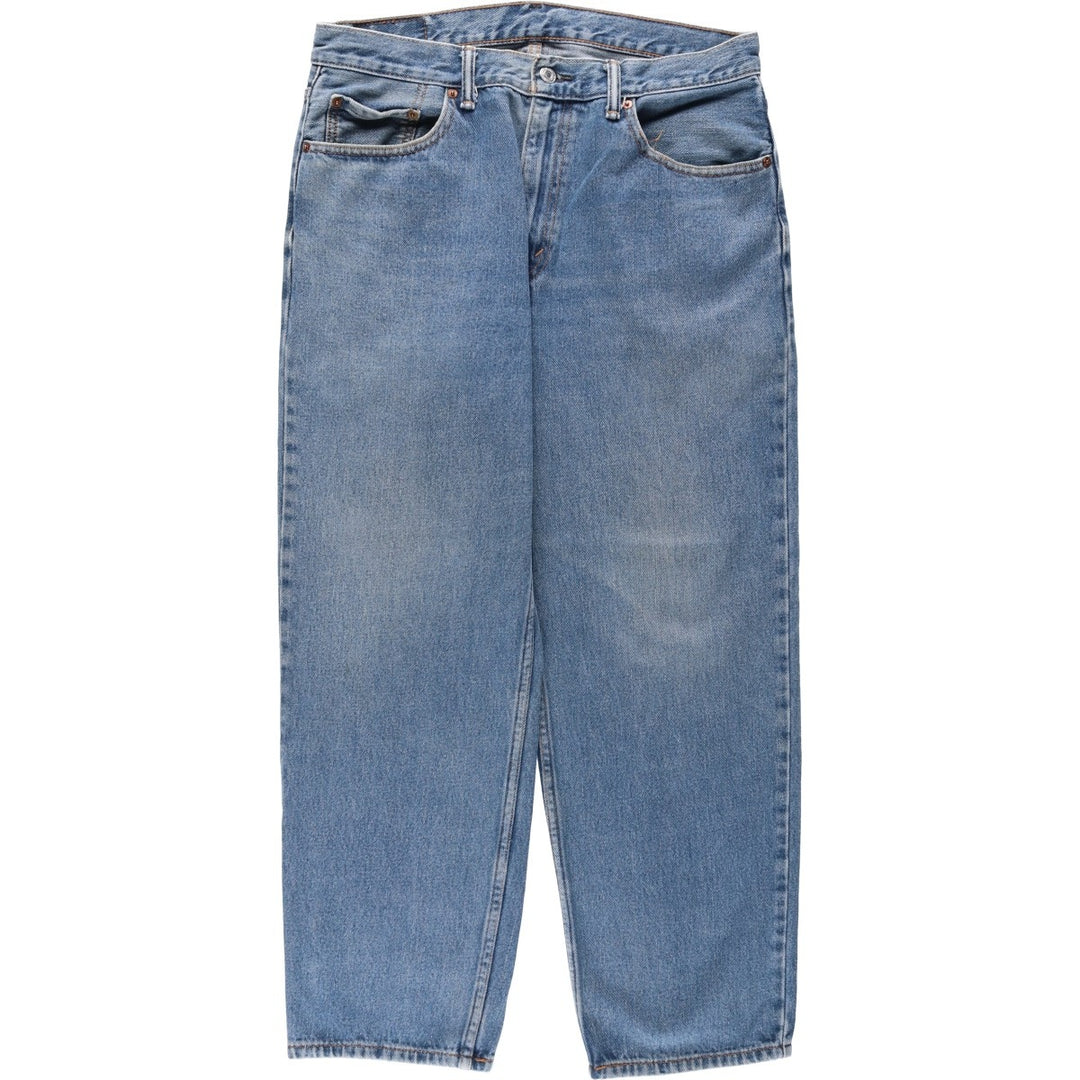Levi's 550 Relaxed Fit Tapered Denim Pants for Men, W34 equivalent cotton blue type Vintage Second Hand