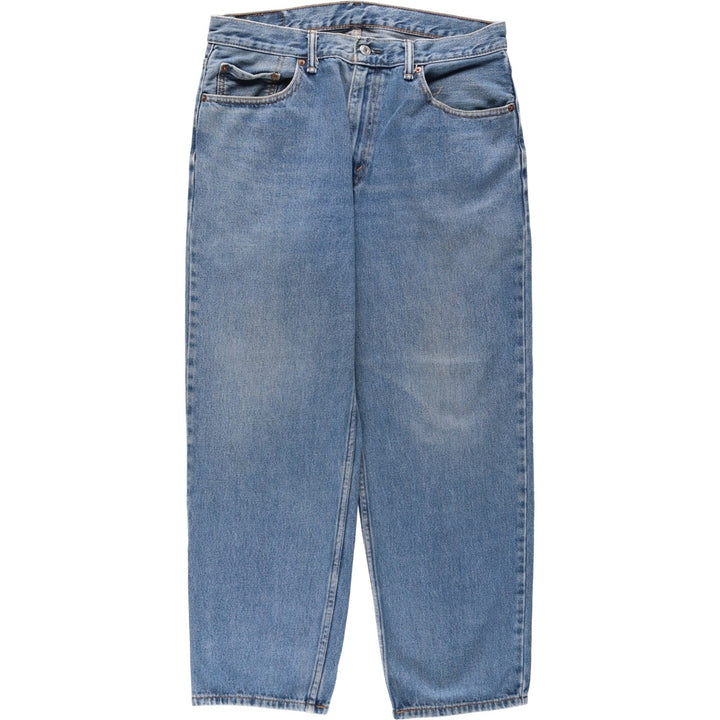 Levi's 550 Relaxed Fit Tapered Denim Pants for Men, W34 equivalent cotton blue type Vintage Second Hand