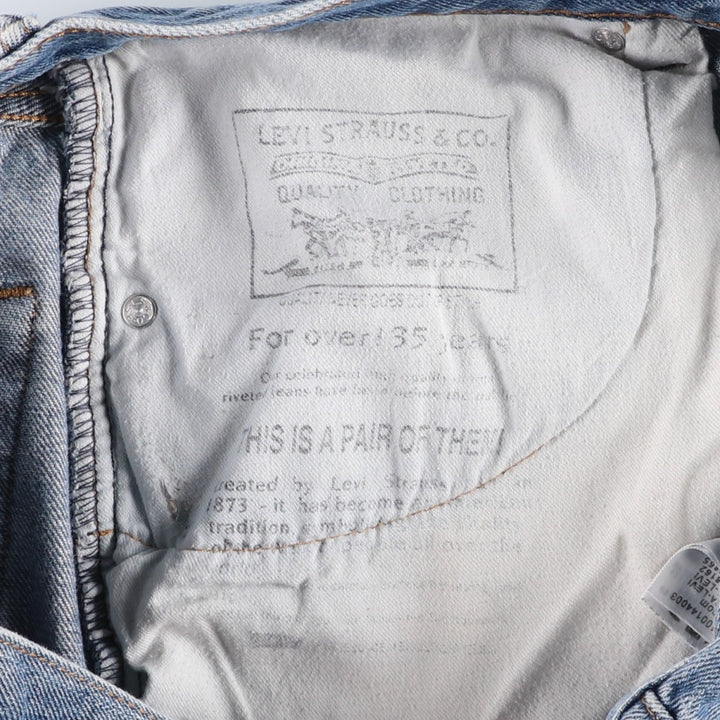 Levi's 550 Relaxed Fit Tapered Denim Pants for Men, W34 equivalent cotton blue type Vintage Second Hand