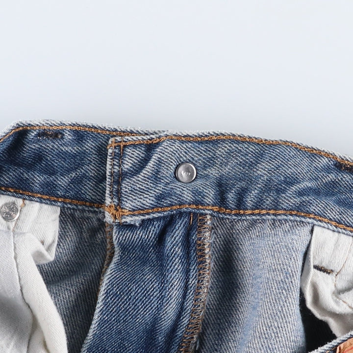 Levi's 550 Relaxed Fit Tapered Denim Pants for Men, W34 equivalent cotton blue type Vintage Second Hand