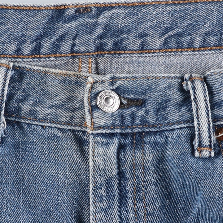Levi's 550 Relaxed Fit Tapered Denim Pants for Men, W34 equivalent cotton blue type Vintage Second Hand