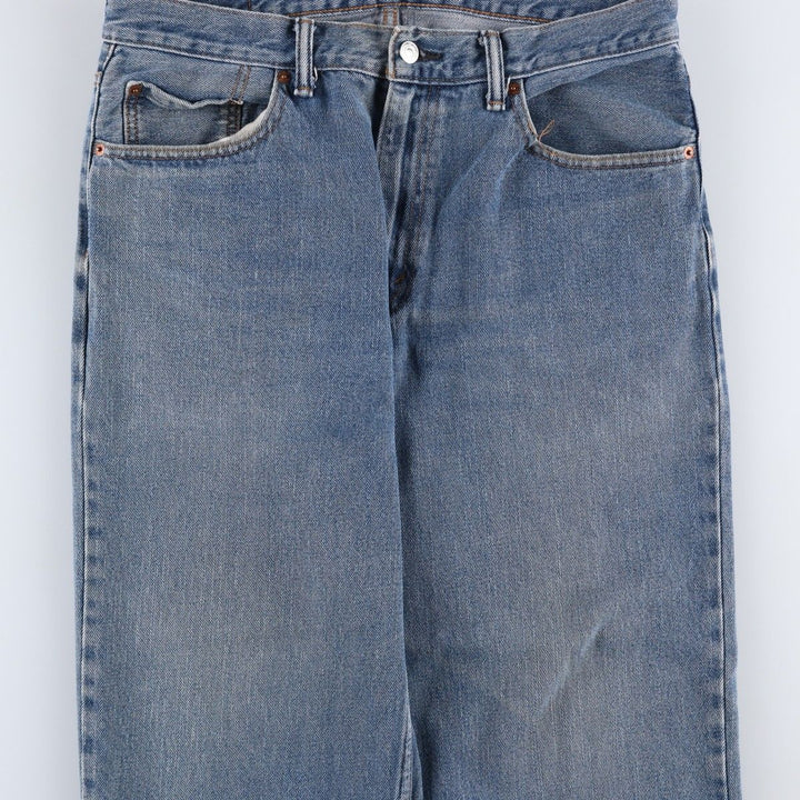 Levi's 550 Relaxed Fit Tapered Denim Pants for Men, W34 equivalent cotton blue type Vintage Second Hand