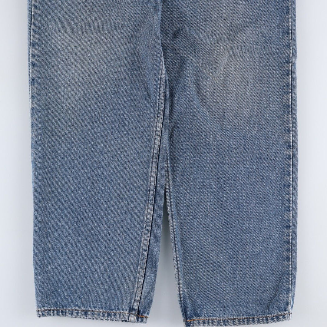 Levi's 550 Relaxed Fit Tapered Denim Pants for Men, W34 equivalent cotton blue type Vintage Second Hand