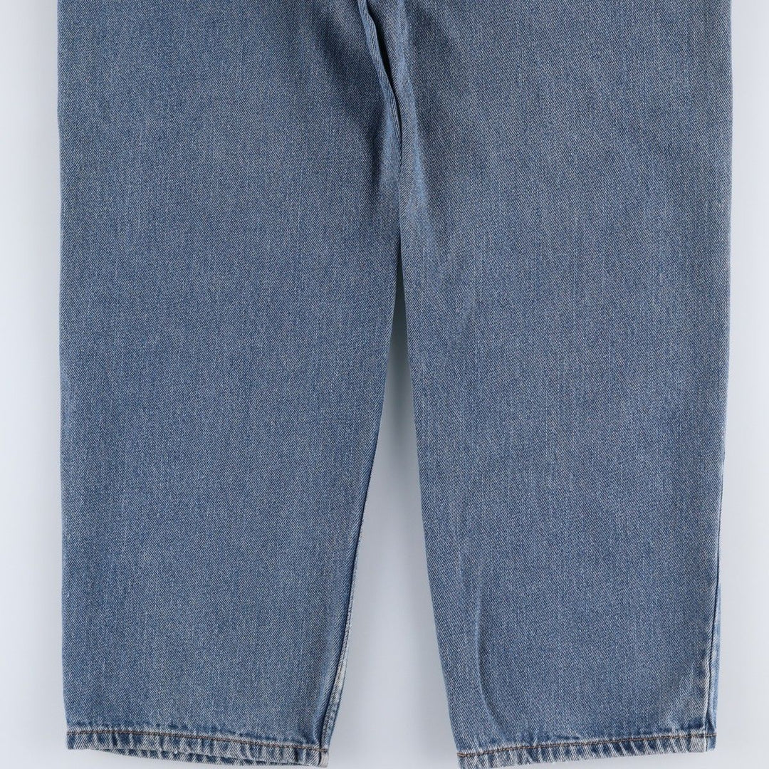 Levi's 550 Relaxed Fit Tapered Denim Pants for Men, W34 equivalent cotton blue type Vintage Second Hand