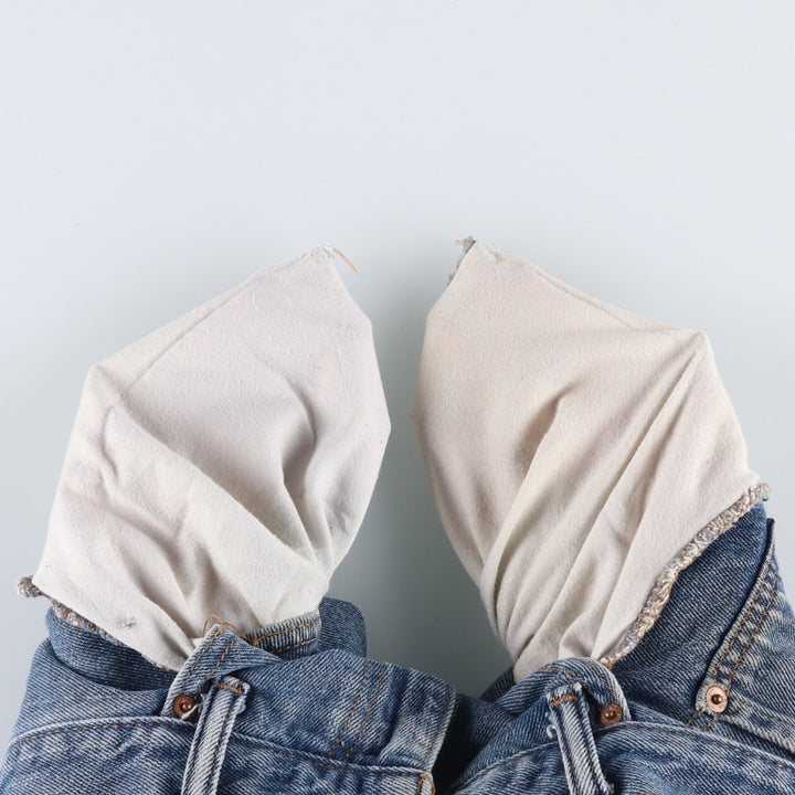 Levi's 550 Relaxed Fit Tapered Denim Pants for Men, W34 equivalent cotton blue type Vintage Second Hand
