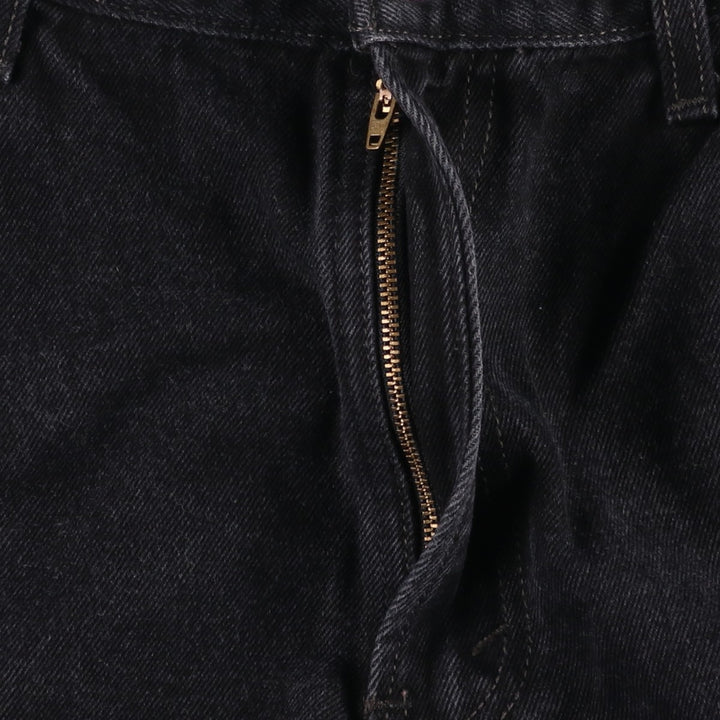Levi's 550 Relaxed Fit Tapered Denim Pants, Black, Men's, Size 37 cotton black type Vintage Second Hand