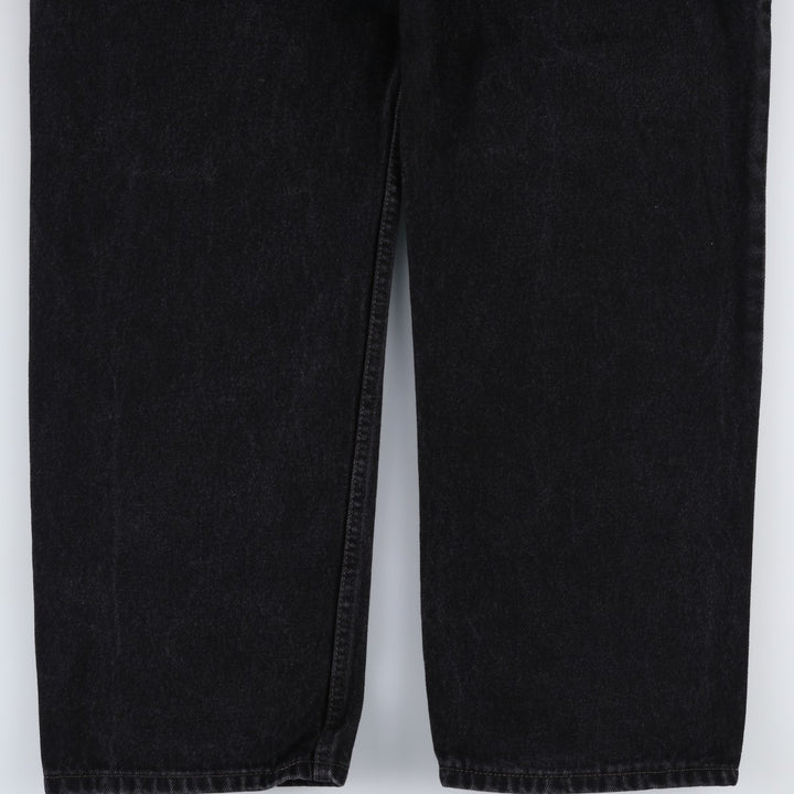 Levi's 550 Relaxed Fit Tapered Denim Pants, Black, Men's, Size 37 cotton black type Vintage Second Hand
