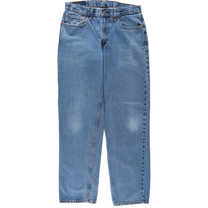 Levi's 550 tapered denim pants for men, equivalent to w32 cotton blue type Vintage Second Hand