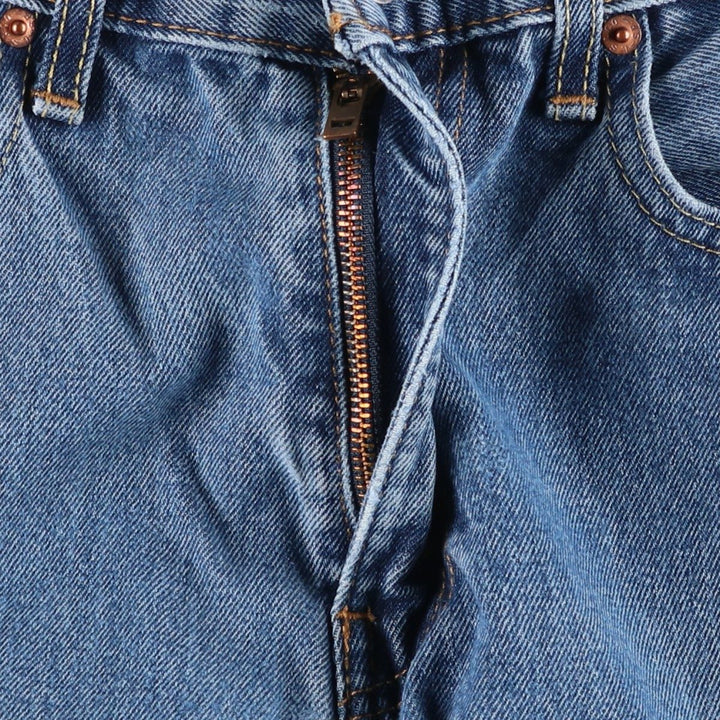 Levi's 550 tapered denim pants for men, equivalent to w32 cotton blue type Vintage Second Hand