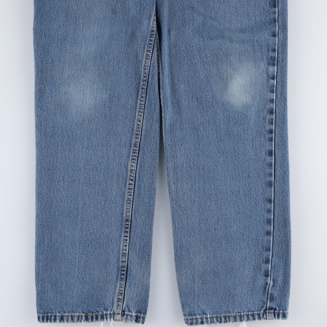 Levi's 550 tapered denim pants for men, equivalent to w32 cotton blue type Vintage Second Hand
