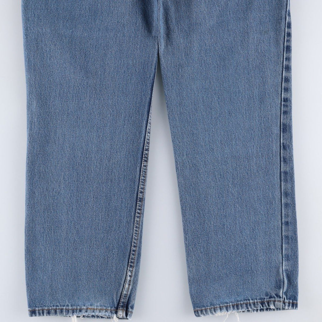Levi's 550 tapered denim pants for men, equivalent to w32 cotton blue type Vintage Second Hand
