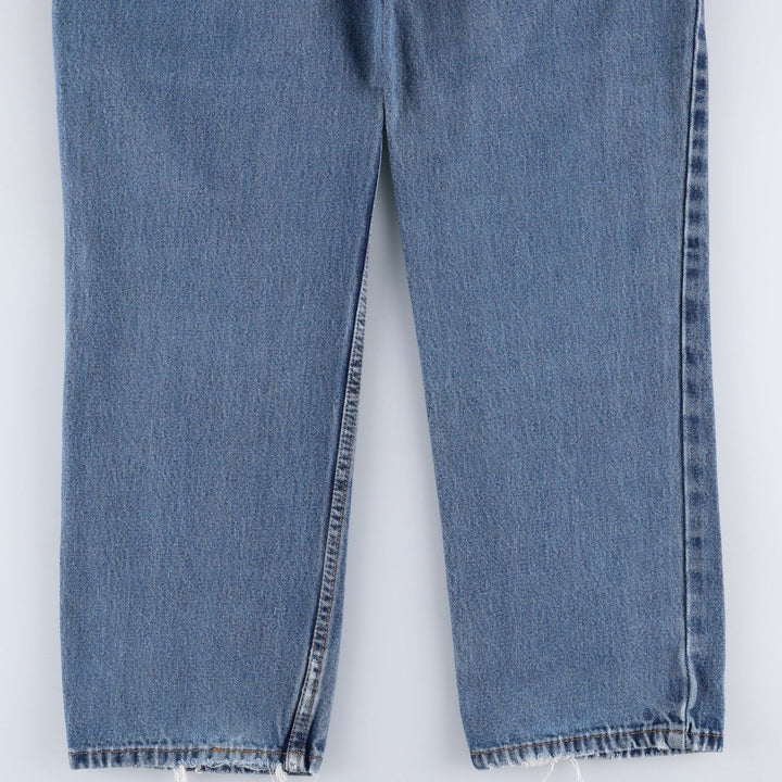 Levi's 550 tapered denim pants for men, equivalent to w32 cotton blue type Vintage Second Hand