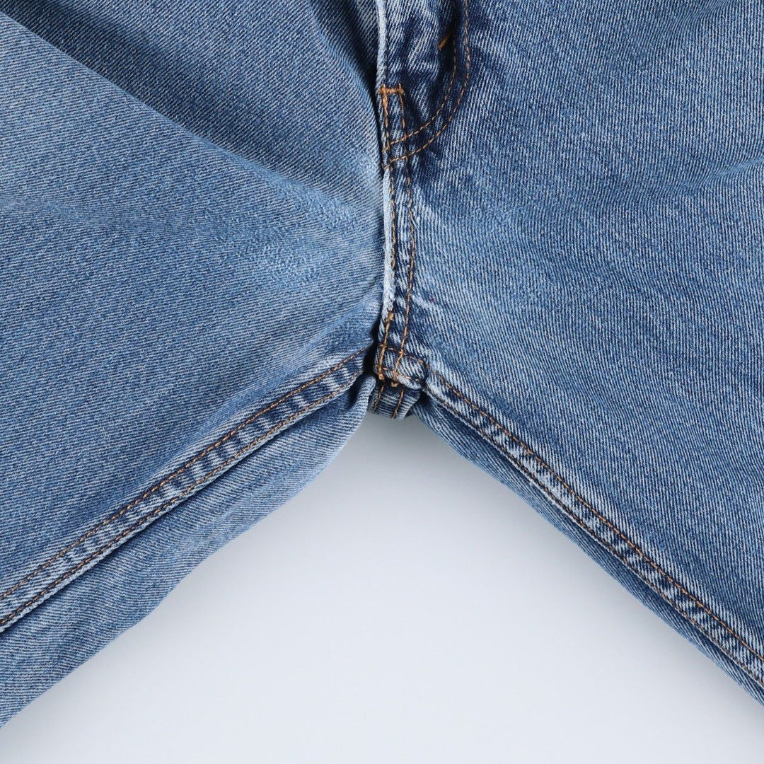 Levi's 550 tapered denim pants for men, equivalent to w32 cotton blue type Vintage Second Hand