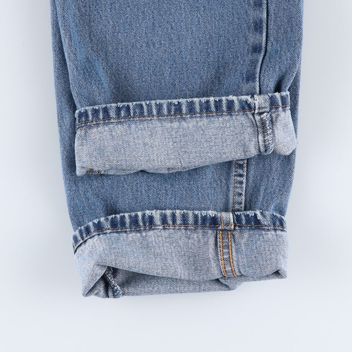 Levi's 550 tapered denim pants for men, equivalent to w32 cotton blue type Vintage Second Hand