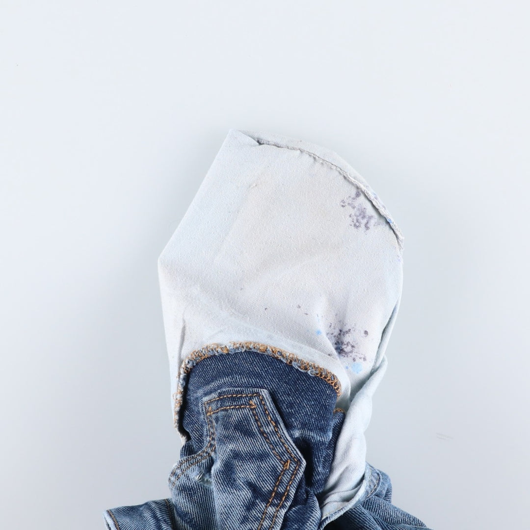 Levi's 550 tapered denim pants for men, equivalent to w32 cotton blue type Vintage Second Hand