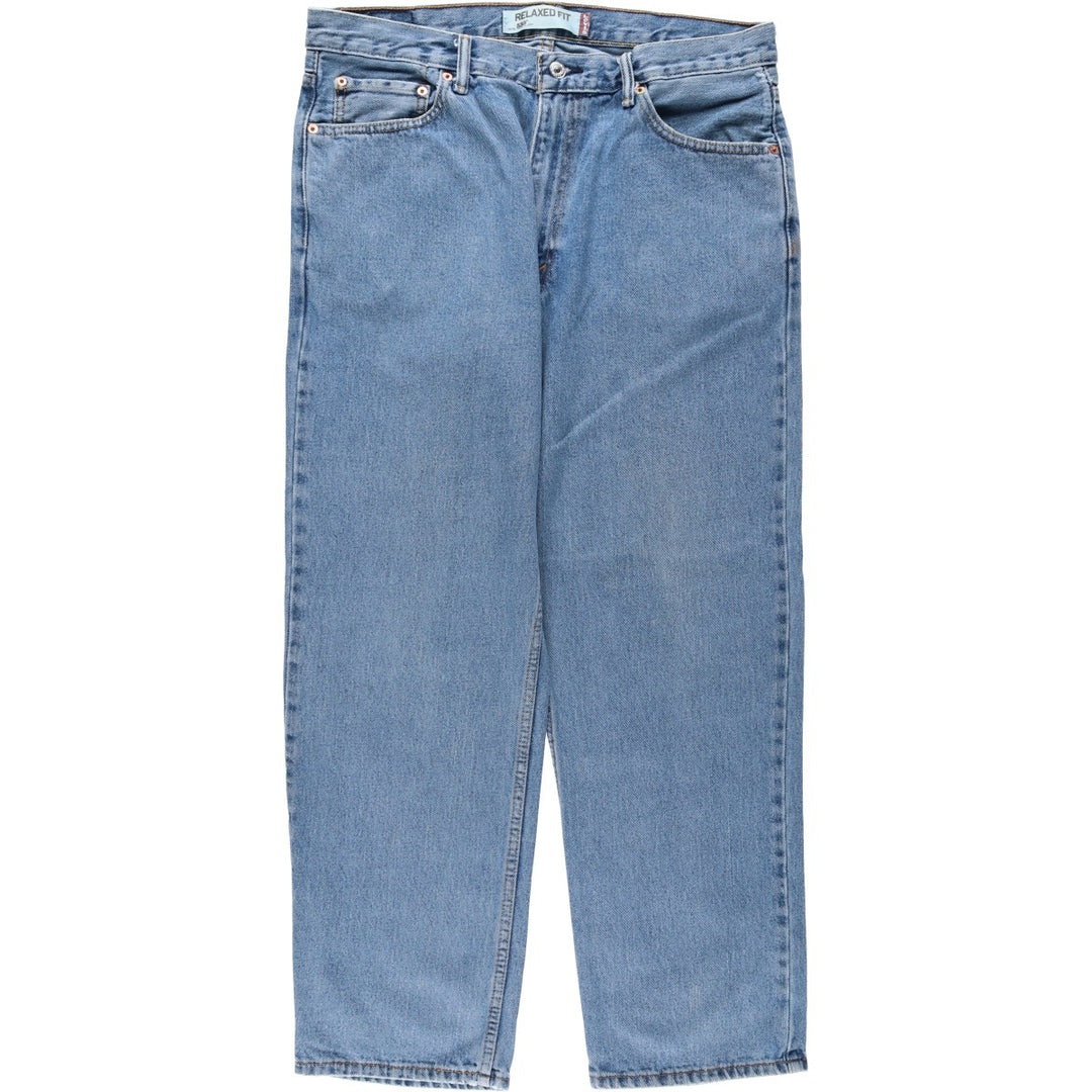 Levi's 550 Relaxed Fit Tapered Denim Pants for Men, W36 cotton blue type Vintage Second Hand
