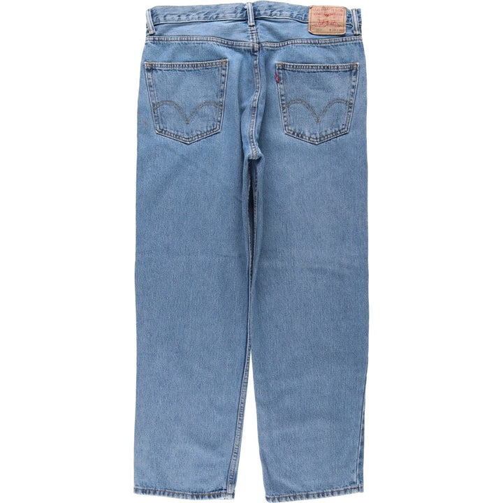 Levi's 550 Relaxed Fit Tapered Denim Pants for Men, W36 cotton blue type Vintage Second Hand