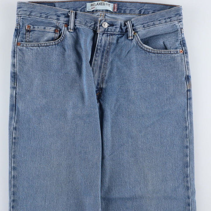 Levi's 550 Relaxed Fit Tapered Denim Pants for Men, W36 cotton blue type Vintage Second Hand