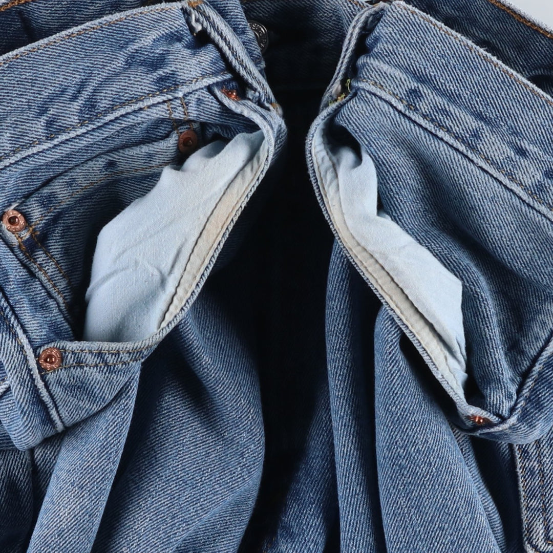 Levi's 550 Relaxed Fit Tapered Denim Pants for Men, W36 cotton blue type Vintage Second Hand