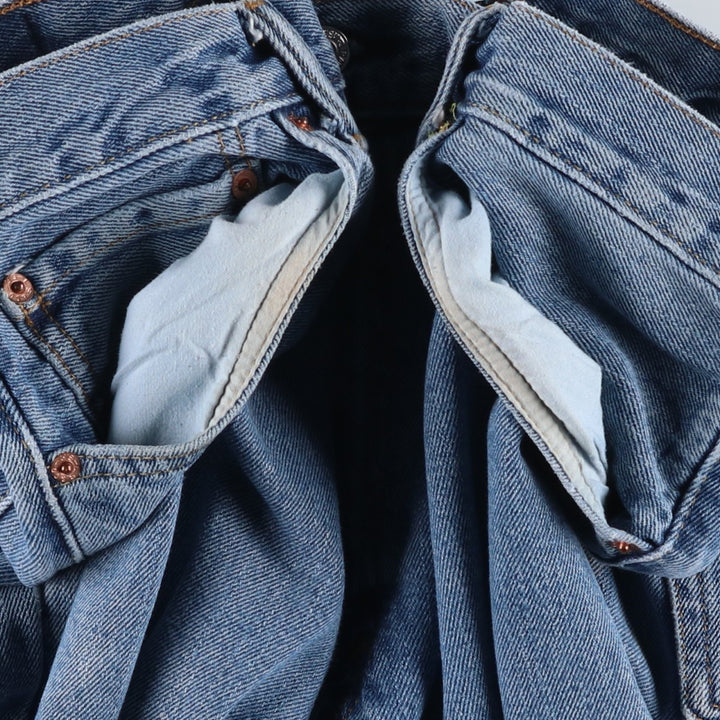 Levi's 550 Relaxed Fit Tapered Denim Pants for Men, W36 cotton blue type Vintage Second Hand