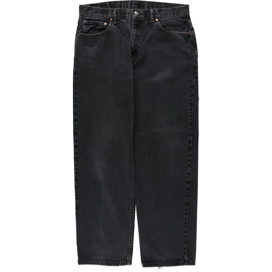 Levi's 550 Black Denim Tapered Denim Pants Men's W36 unclear black type Vintage Second Hand