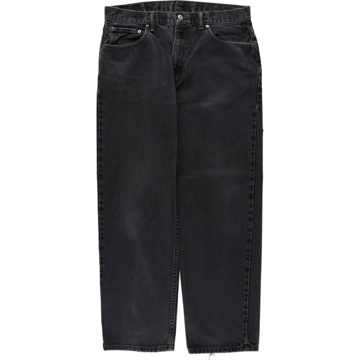 Levi's 550 Black Denim Tapered Denim Pants Men's W36 unclear black type Vintage Second Hand