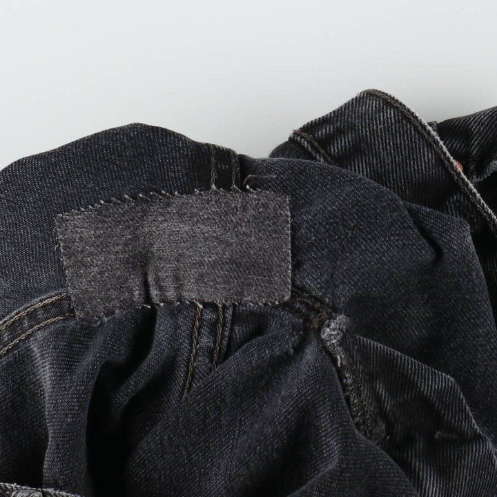Levi's 550 Black Denim Tapered Denim Pants Men's W36 unclear black type Vintage Second Hand