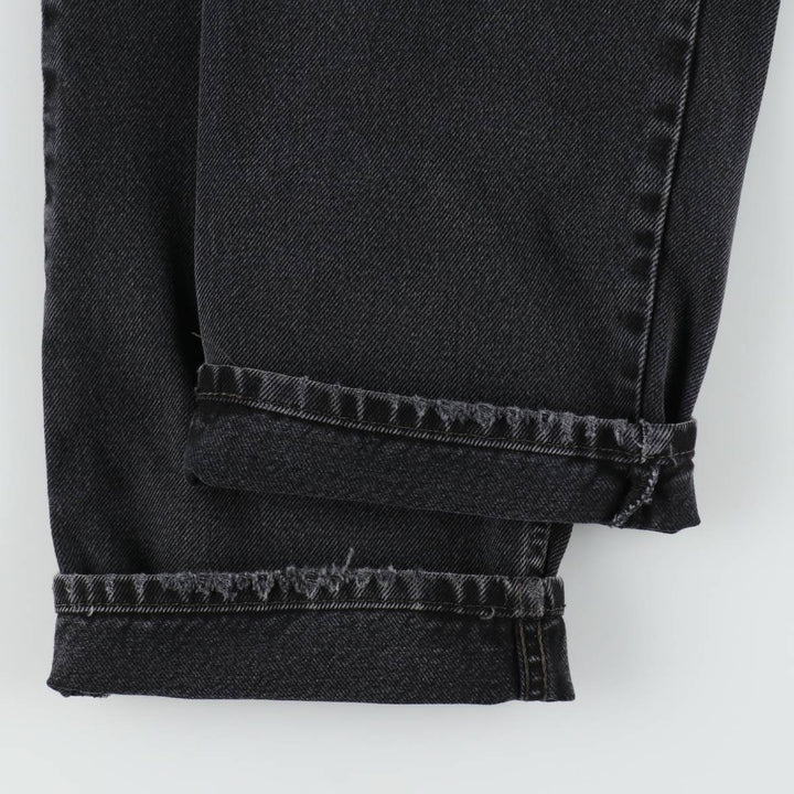 Levi's 550 Black Denim Tapered Denim Pants Men's W36 unclear black type Vintage Second Hand