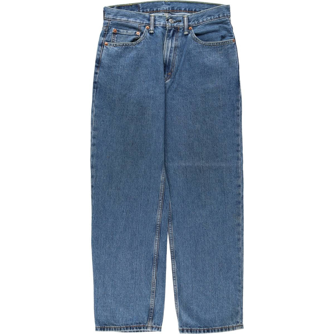 Levi's 550 tapered denim pants for men, equivalent to w32 cotton blue type Vintage Second Hand