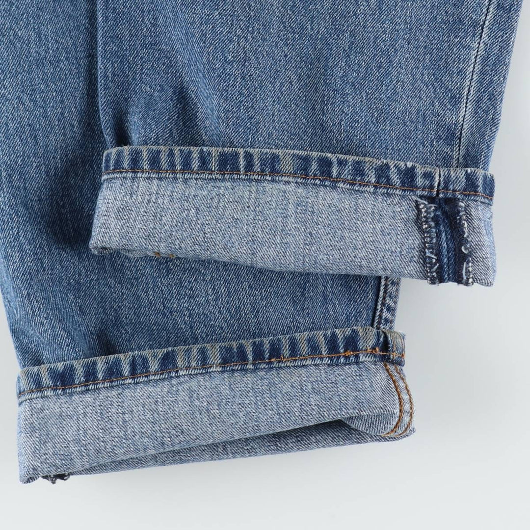 Levi's 550 tapered denim pants for men, equivalent to w32 cotton blue type Vintage Second Hand