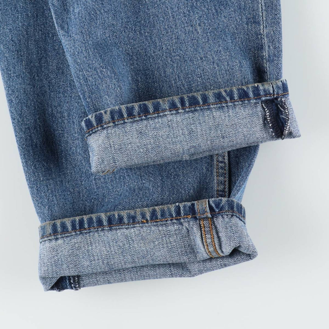 Levi's 550 tapered denim pants for men, equivalent to w32 cotton blue type Vintage Second Hand
