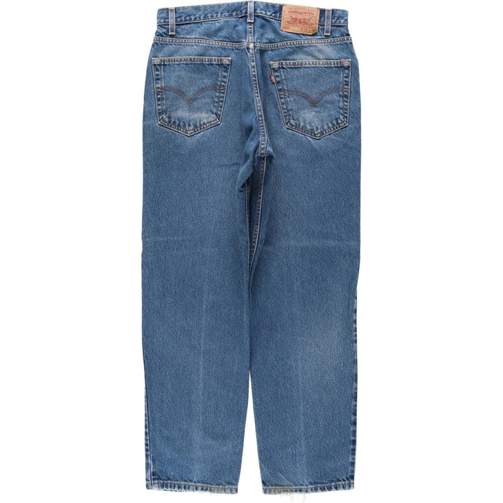 00'S Levi's 550 Relaxed Fit Tapered Denim Pants Men's W33 cotton blue type Vintage Second Hand