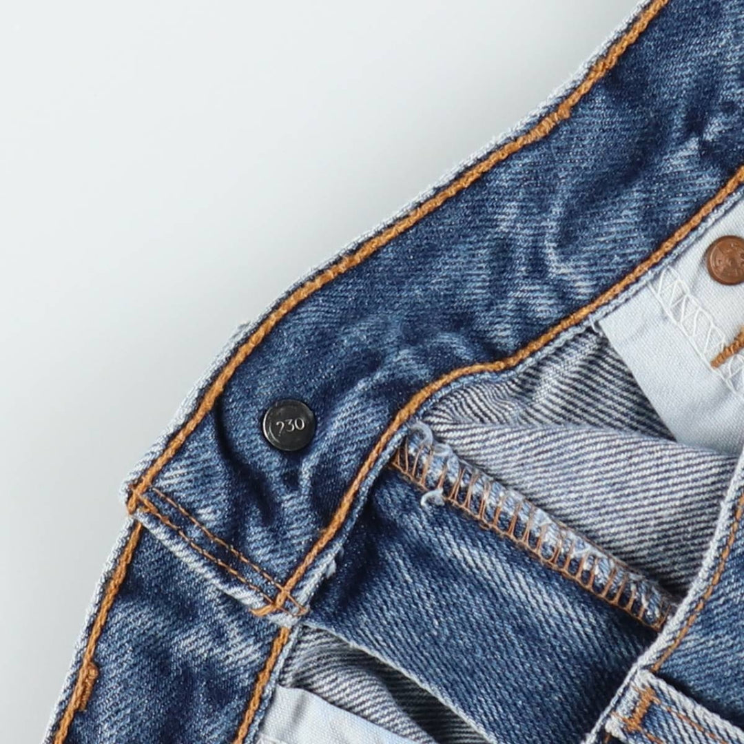 00'S Levi's 550 Relaxed Fit Tapered Denim Pants Men's W33 cotton blue type Vintage Second Hand