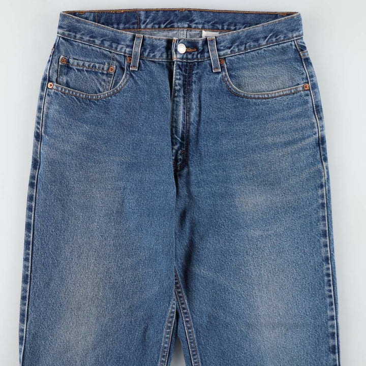 00'S Levi's 550 Relaxed Fit Tapered Denim Pants Men's W33 cotton blue type Vintage Second Hand