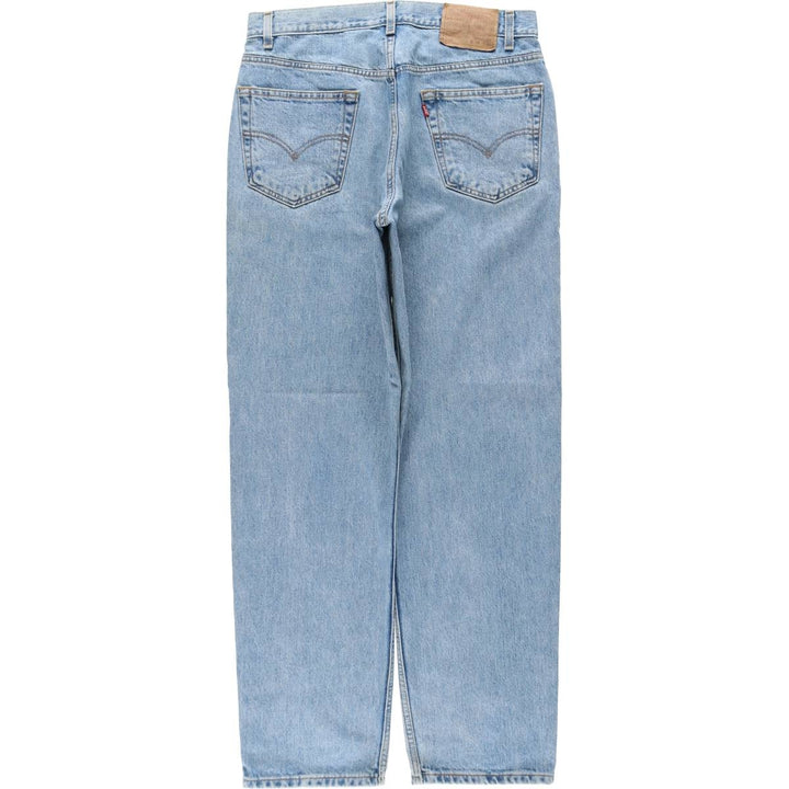 1990'S Levi's 550-4834 Relaxed Fit Tapered Denim Pants, Men's Size W33 (approx.), Vintage cotton Blue type light blue Vintage Second Hand