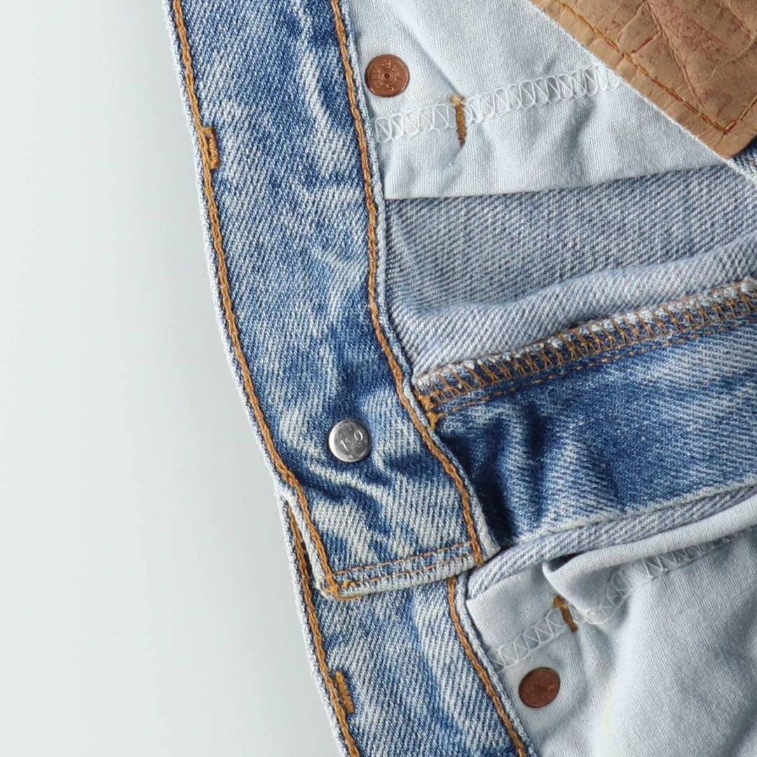 1990'S Levi's 550-4834 Relaxed Fit Tapered Denim Pants, Men's Size W33 (approx.), Vintage cotton Blue type light blue Vintage Second Hand