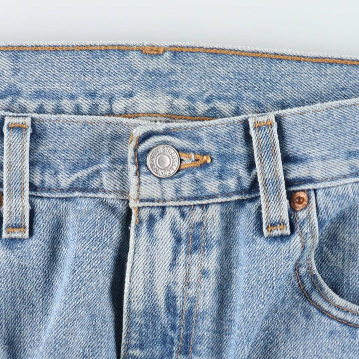 1990'S Levi's 550-4834 Relaxed Fit Tapered Denim Pants, Men's Size W33 (approx.), Vintage cotton Blue type light blue Vintage Second Hand