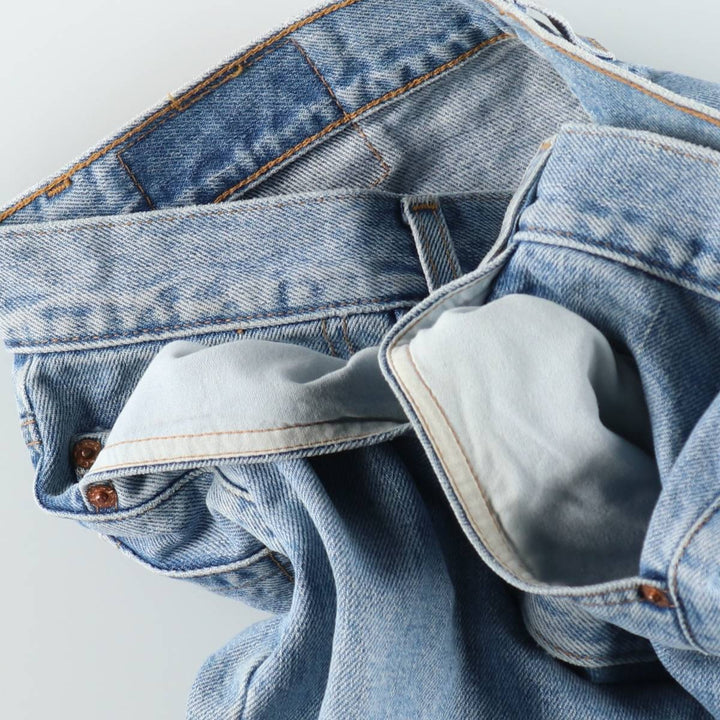 1990'S Levi's 550-4834 Relaxed Fit Tapered Denim Pants, Men's Size W33 (approx.), Vintage cotton Blue type light blue Vintage Second Hand