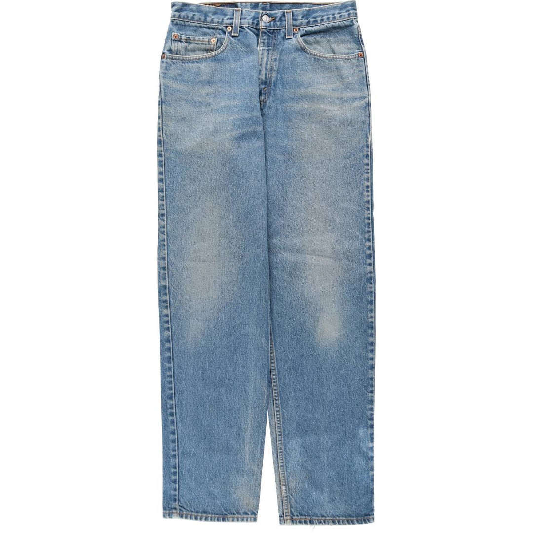 00'S Levi's 550 Relaxed Fit Tapered Denim Pants for Men, W31 cotton Blue type light blue Vintage Second Hand
