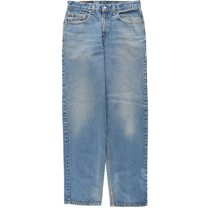 00'S Levi's 550 Relaxed Fit Tapered Denim Pants for Men, W31 cotton Blue type light blue Vintage Second Hand